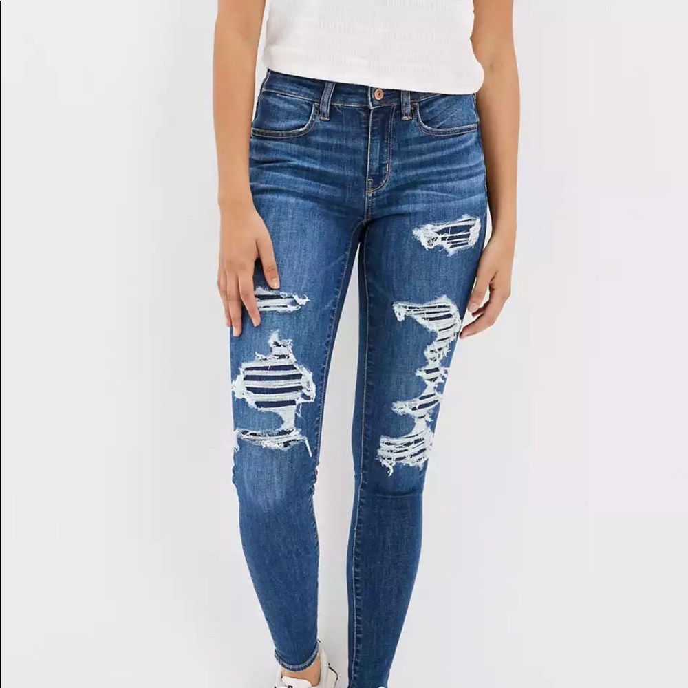 American Eagle Ripped Jeggings